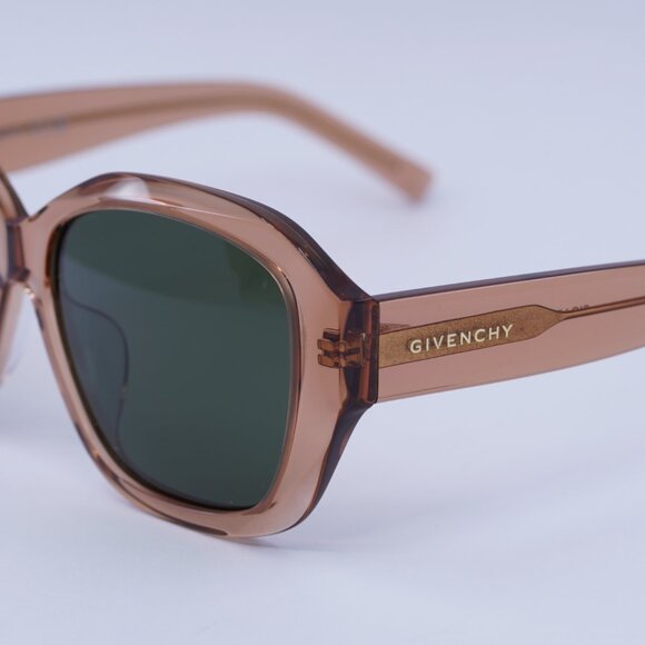 ?️ New Givenchy GV40075F 42N Sunglasses - Shiny Orange Frame, Grey Lenses